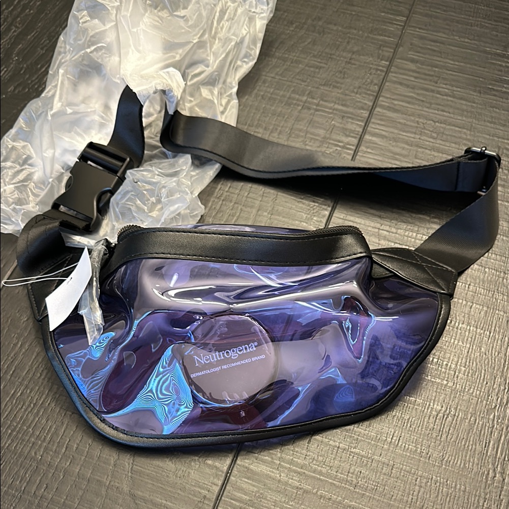 Neutrogena Black And Purple Bag